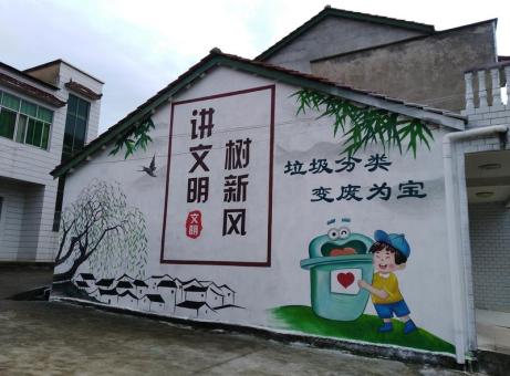 苍南墙绘是现在流行的墙体广告