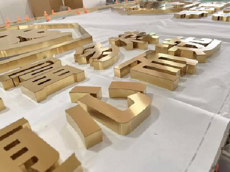 苍南拉丝不锈钢字的特点。